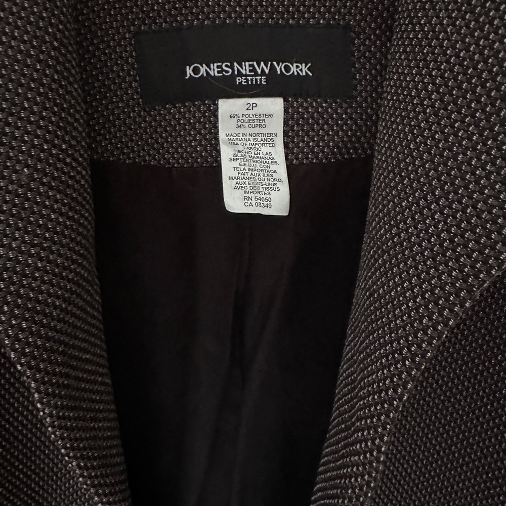 Jones New York Women's Gray Blazer - Picture 3 of 5